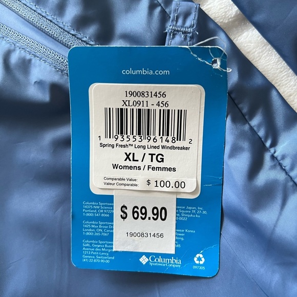 Columbia rain and wind breaker - Picture 4 of 7